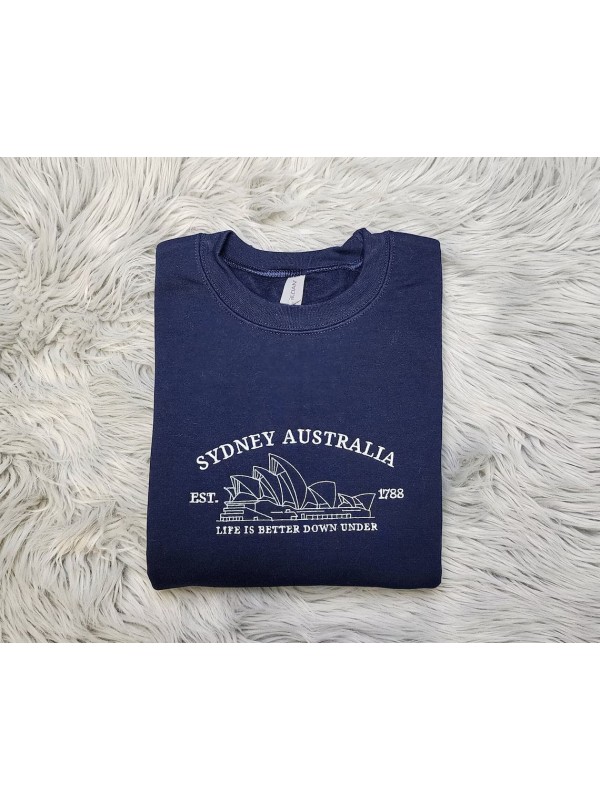 Embroidered Sydney Australia Sweatshirt