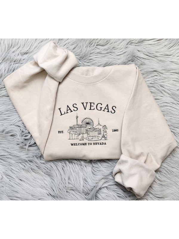 Embroidered Las Vegas Sweatshirt